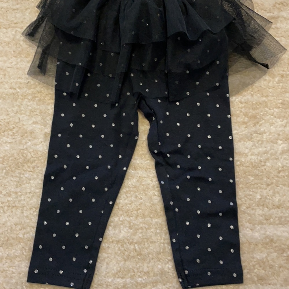NWT Carters Baby Girl Halloween Pumpkin spice and everything outfit with tutu - Picture 4 of 6